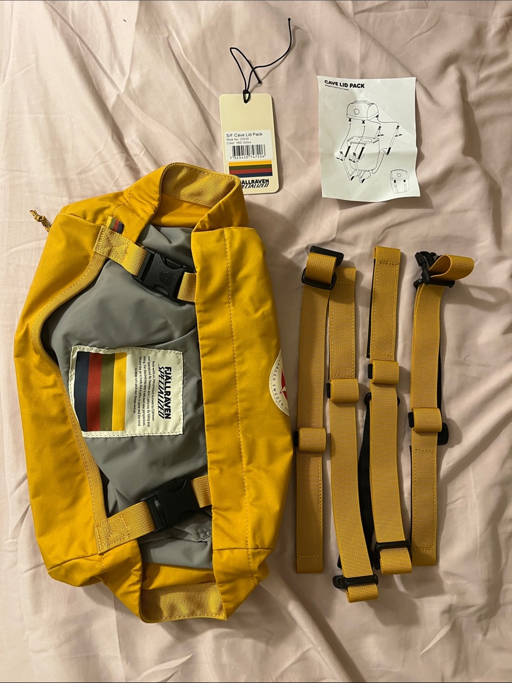Fjällräven Kånken Cave Lid Pack - Mustard Yellow